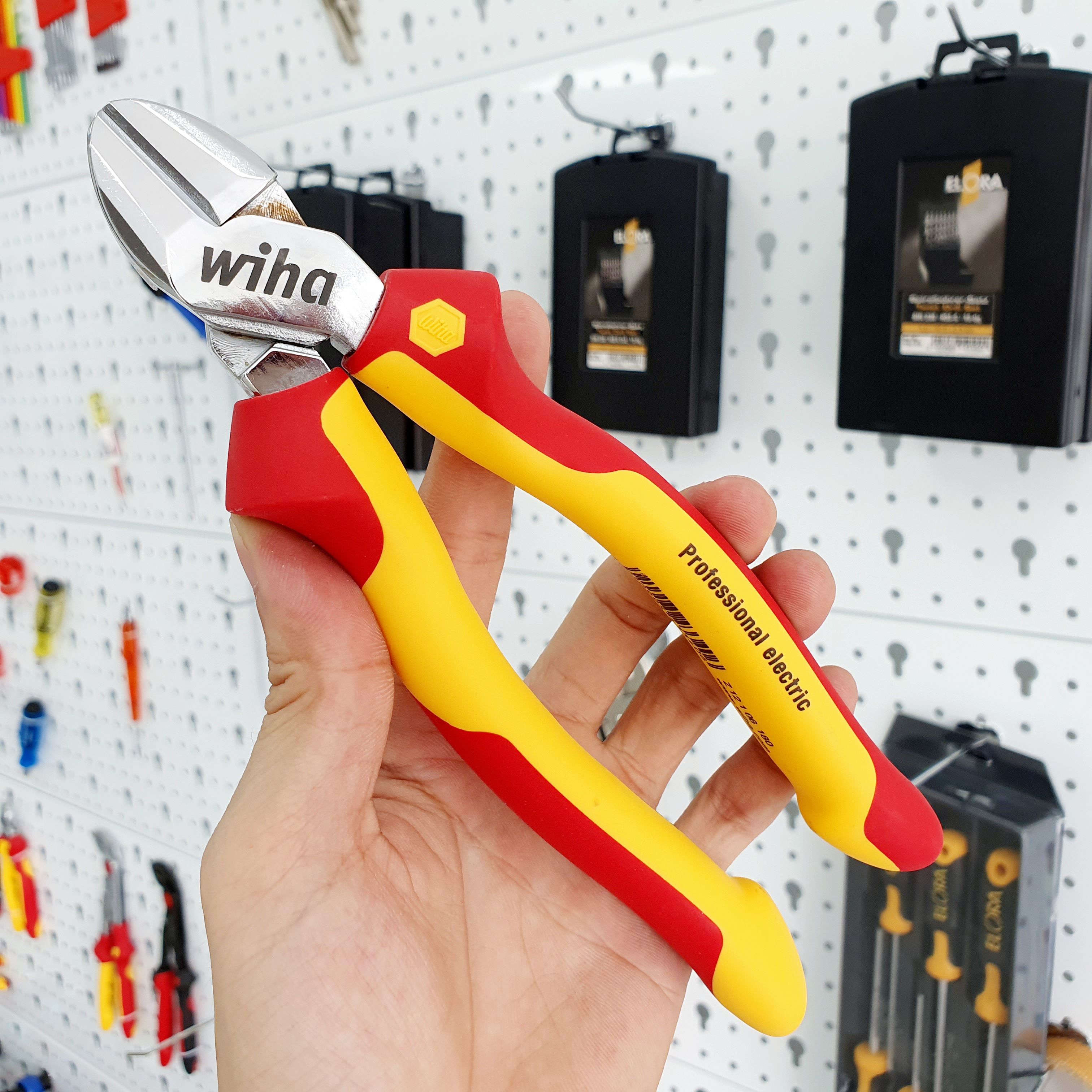 Kìm cắt wiha 43340 germany loại cách điện 1000v hàng chính hãng | hctoolvn