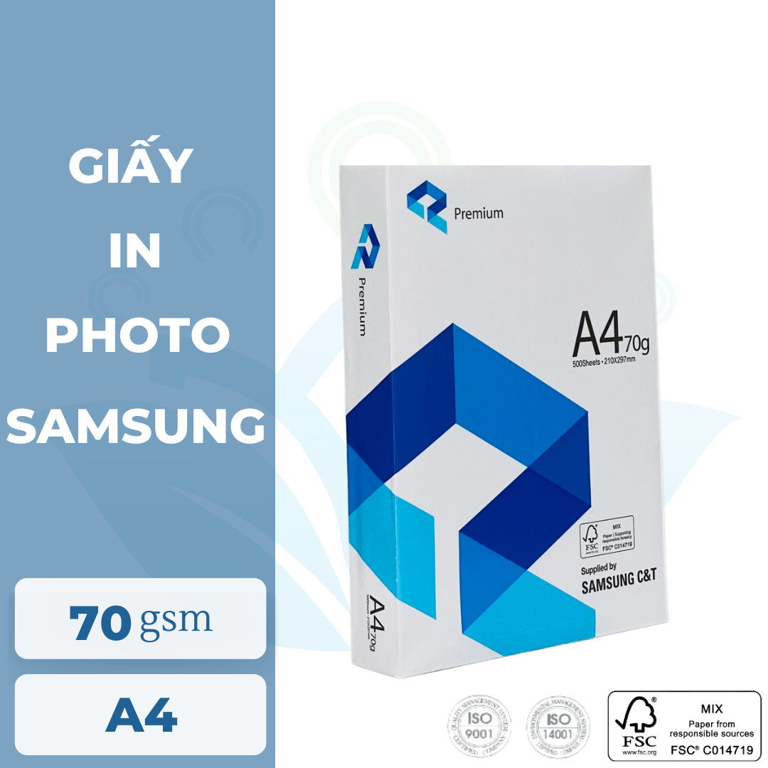 Giấy in a4 samsung c&t 70gsm ppc01 - 500 tờ/ream