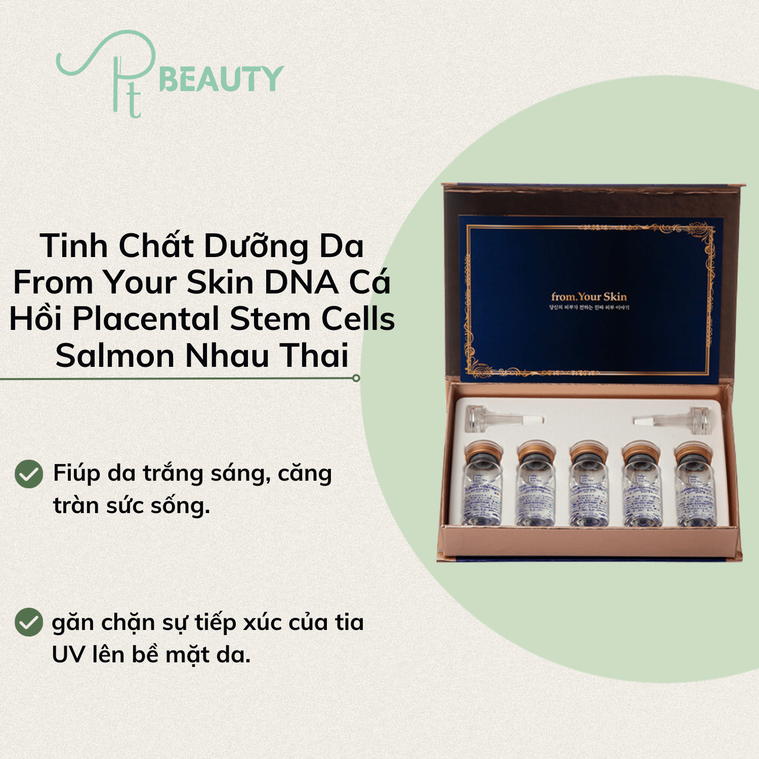 Tế bào gốc nhau thai DNA cá hồi