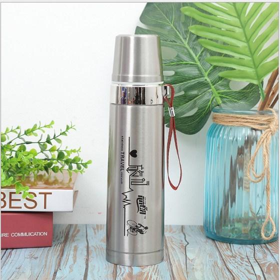 Bình Giữ Nhiệt Inox Dày Cao Cấp 800ML Giữ Nhiệt Tối Ưu-Bình Giữ Nhiệt 2 Lớp Inox Cao Cấp 800ml, Bình Đựng Nước Nóng Inox Loại To 800ml (Màu Ngẫu Nhiên)