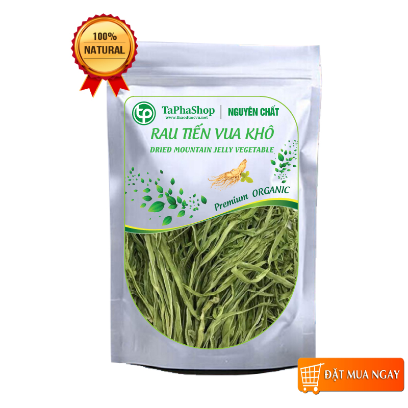 Rau tiến vua khô (Xanh Non Giòn Thượng Hạng) 100g - Tấn Phát