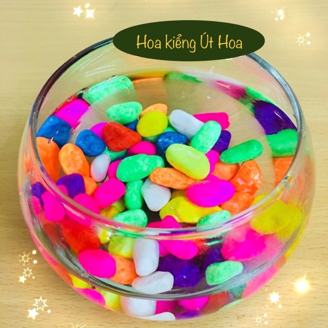 Đá Trang Trí Nhiều Màu (Đá Cuội Tròn)