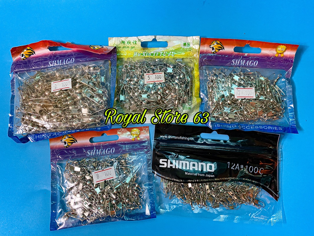 Bộ 3 khóa link câu cá khóa link chống xoắn chịu tải lớn pk1