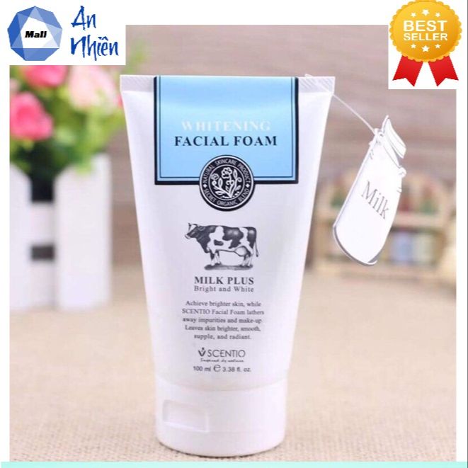 Sữa Rữa Mặt Con Bò Milk Plus Thái Lan - Mẫu mới