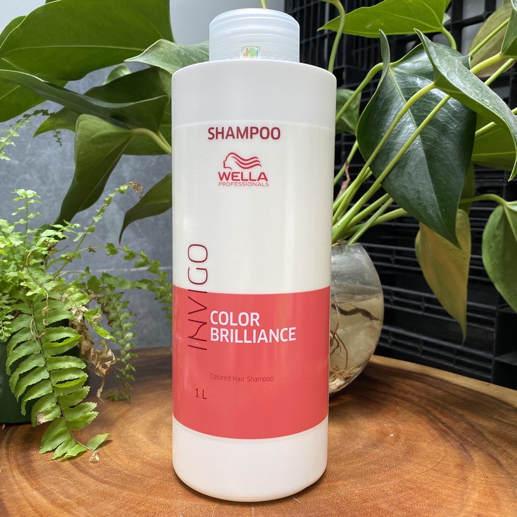 [Mẫu mới] Dầu gội bảo vệ tóc nhuộm WELLA INVIGO Color Brilliance 1000ml