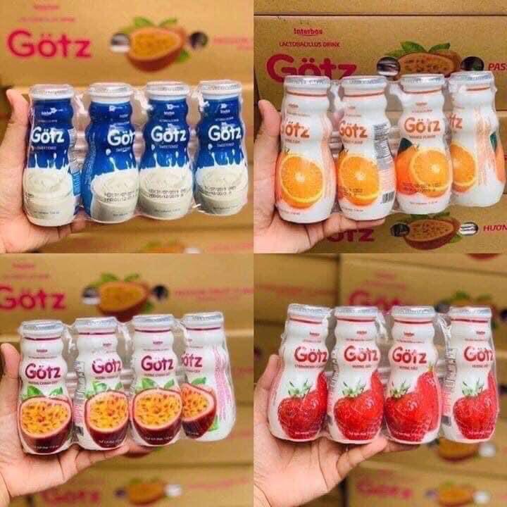 Combo 24 chai sữa chua uống Gotz đủ vị