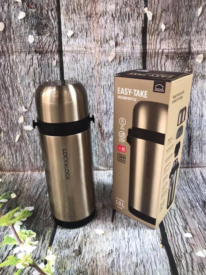 Bình giữ nhiệt Lock&Lock 1000ml Easy Take Vacuum Bottle LHC1439