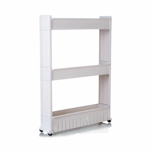 Kệ nhựa 3 tầng cao cấp có bánh xe tashuan ts-5185