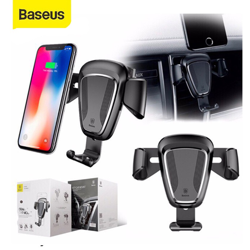 Đế kẹp giữ điện thoại trên oto xe hơi baseus - mã lv116