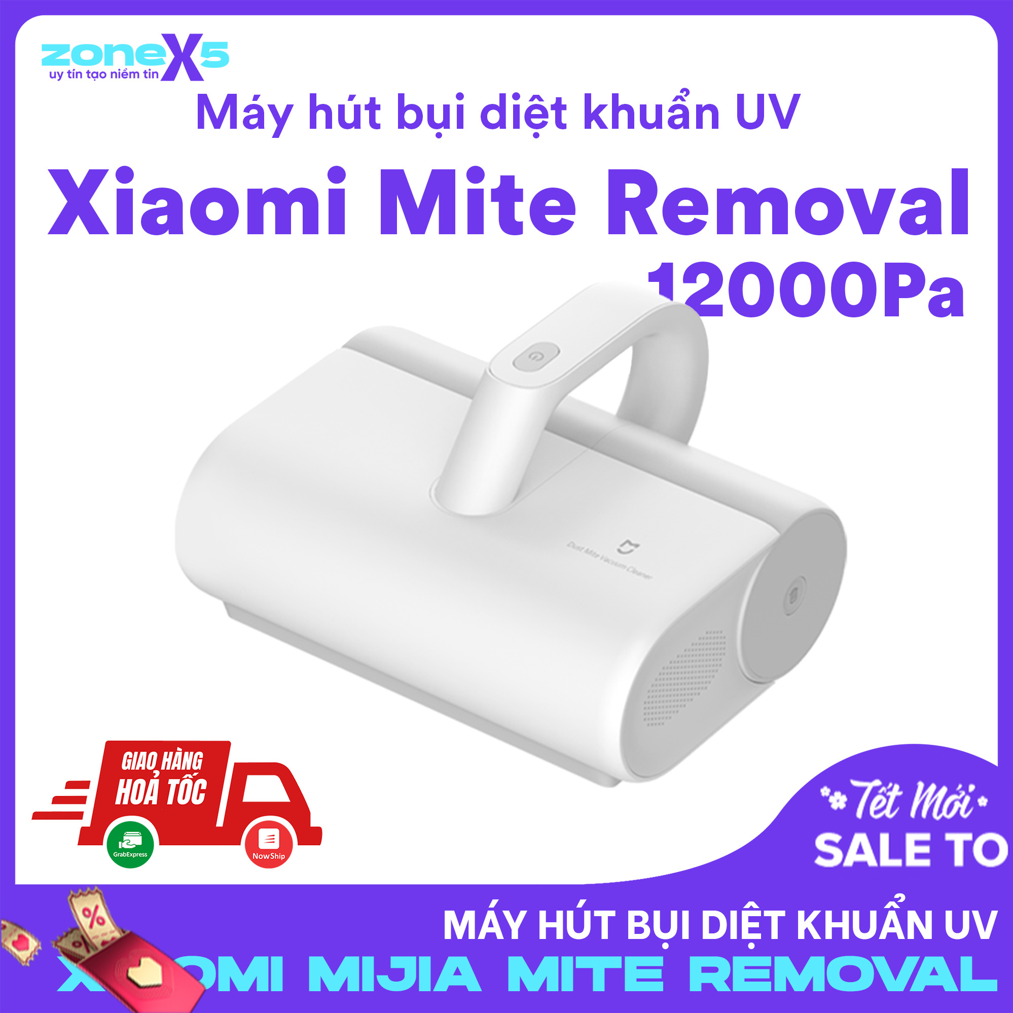 Máy hút bụi diệt khuẩn UV Xiaomi Mijia MJCMY01DY - Máy hút bụi diệt khuẩn giường nệm, sofa
