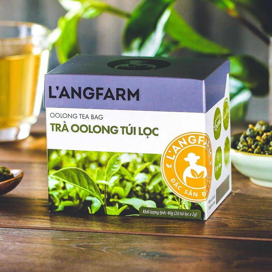 Trà OOLong túi lọc L'ANGFARM - Đặc sản Đà Lạt (20 tép/hộp)
