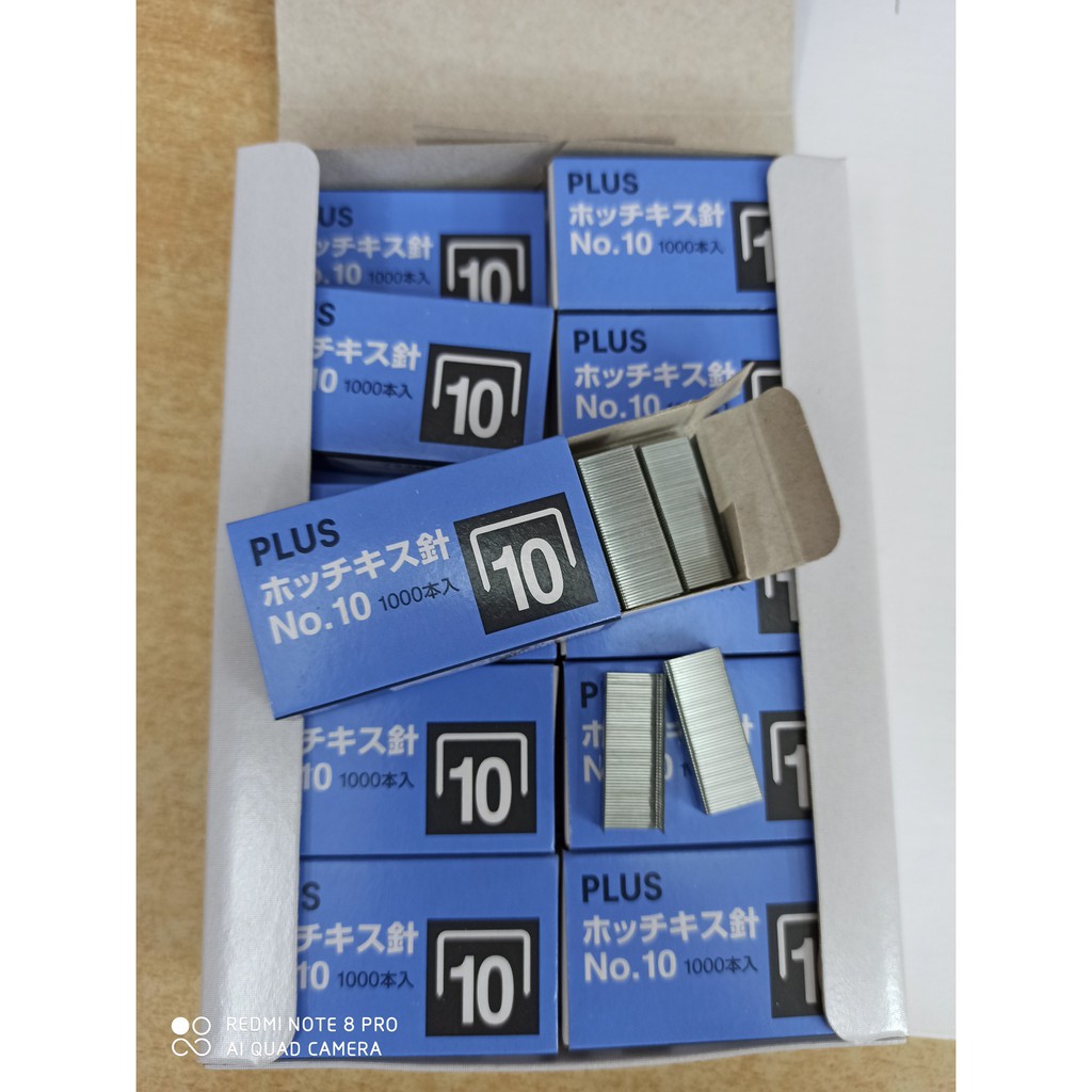 2 hộp gim 10 plus
