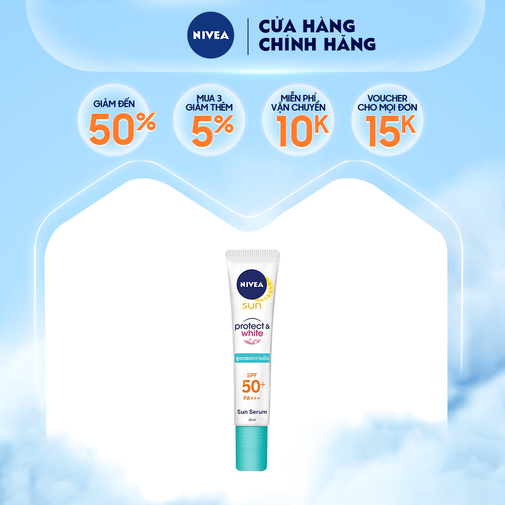 Serum Chống Nắng Dưỡng Trắng Và kiểm soát nhờn Nivea SPF50 PA+++ 30ml - 86060