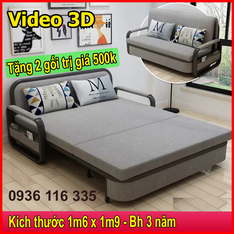[Trả góp 0%]Giường sofa cao cấp, Sofa giường đa năng sofa kiêm giường đa năng 1m60 x 1m90 giường gấp gọn thông minh ghế sofa giường