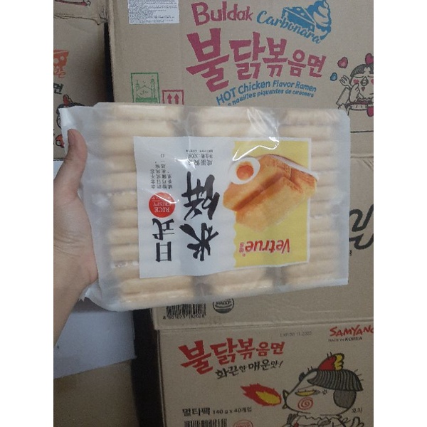 Gói 300g bánh gạo vetrue đài loan vị : phô mai,trứng muối, rau củ..
