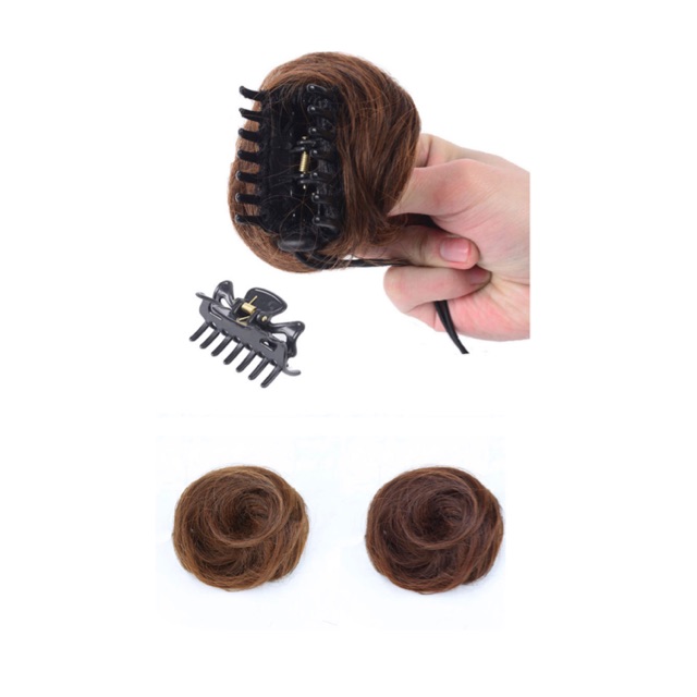Tóc giả nữ búi 🤩FREESHIP🤩 Tóc gỉ búi mini cho bé siu cute