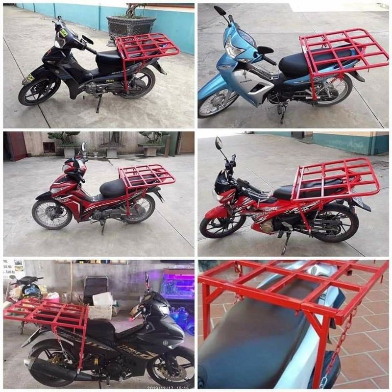 Giá chở hàng,giá xe máy đa năng 60.70 màu đỏ 60.70