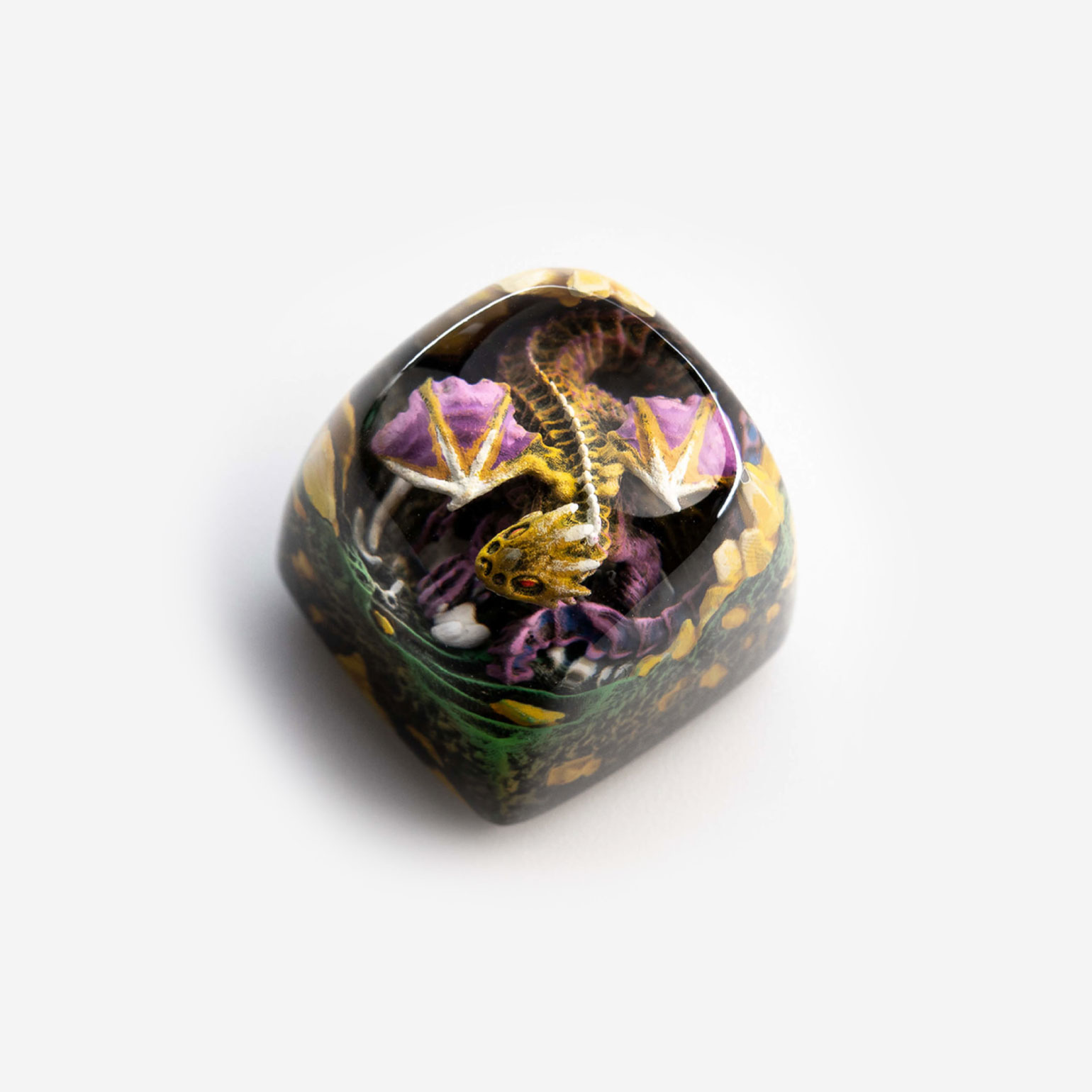 Keycap artisan bàn phím cơ dwarf factory gnarly drakon - hàng chính hãng
