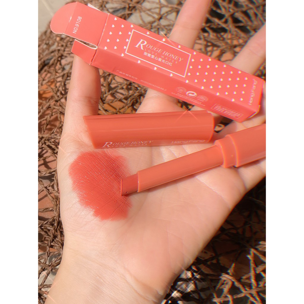 Son Lì TIM ROUGE HONEY LOVE WAITER 9108 Hengfang nội địa sỉ rẻ lâu trôi chuẩn màu mềm mịn matte lipstick makeup