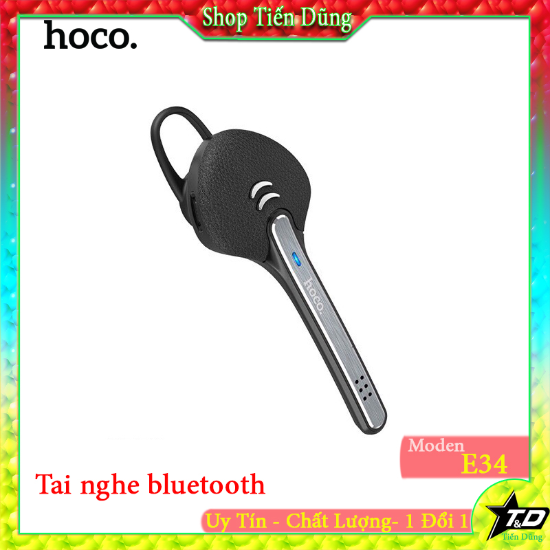Tai nghe bluetooth hoco e34 soaring flute - âm thanh trung thực, vẻ đẹp sang trọng, chống nước