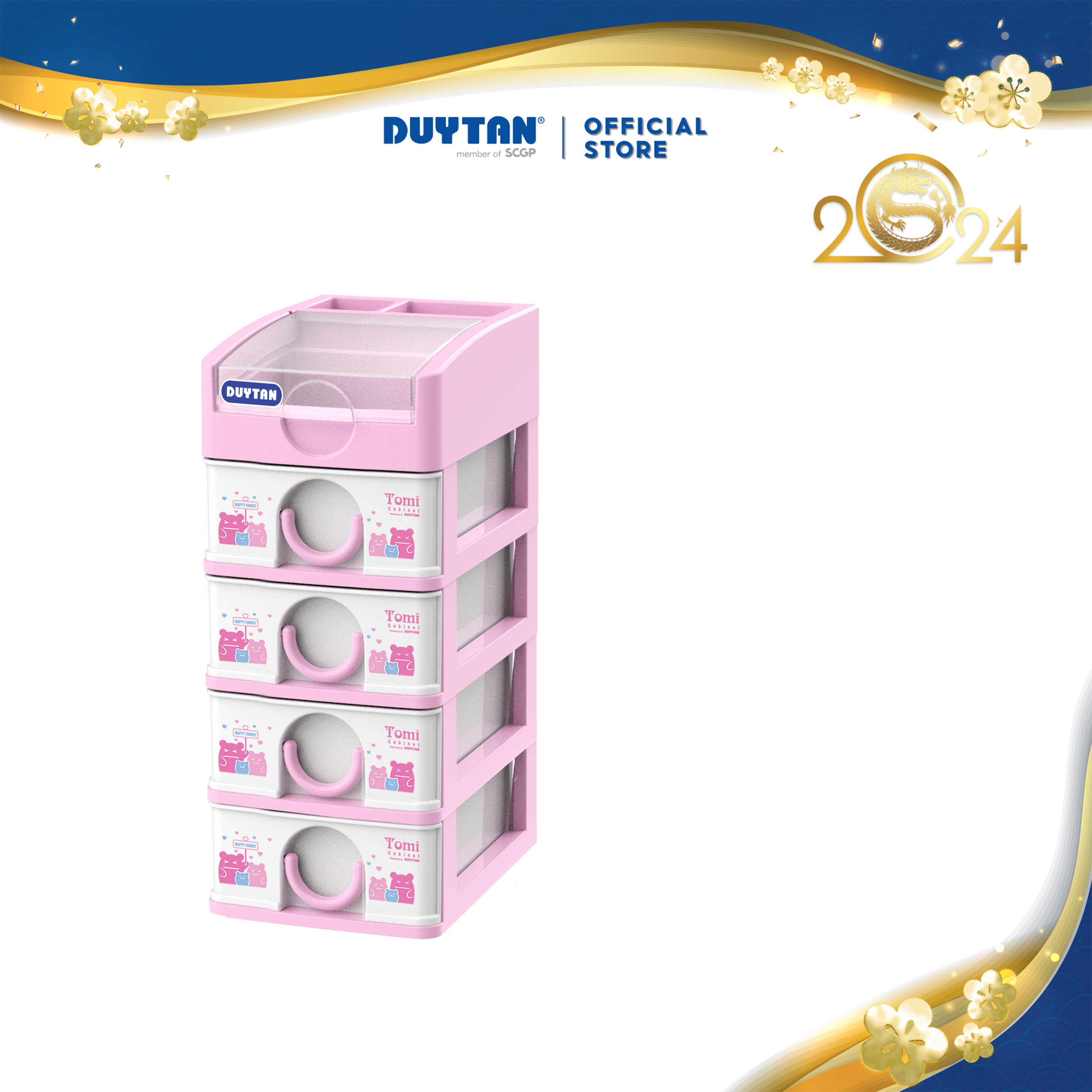 Tủ tomi 5 ngăn duy tân nhỏ gọn, tiện lợi