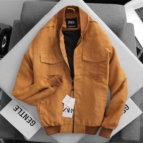 Áo khoác Bomber Nam - Nâu