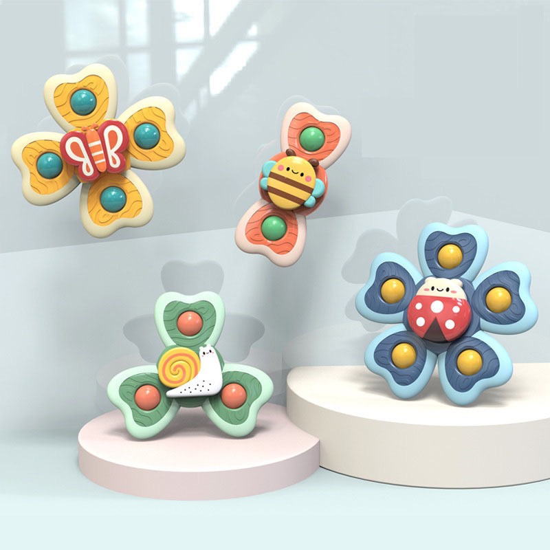 Đồ chơi con quay spinner vui nhộn cho bé hình bọ dễ thương tập cho bé chơi tự lập