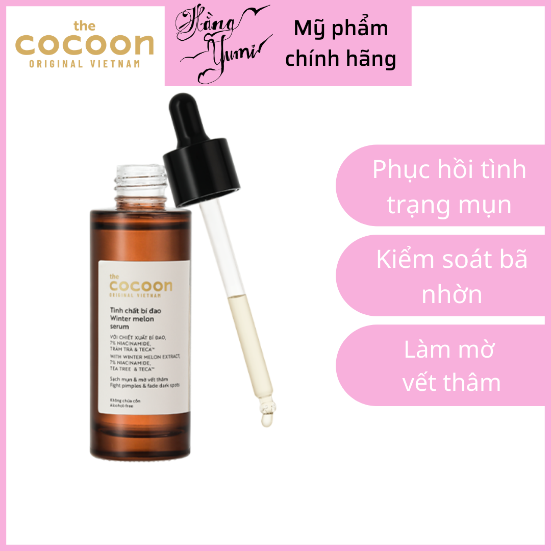 Tinh chất bí đao Cocoon (70ml) - Giảm mụn, làm mờ vết thâm - Hàng chính hãng