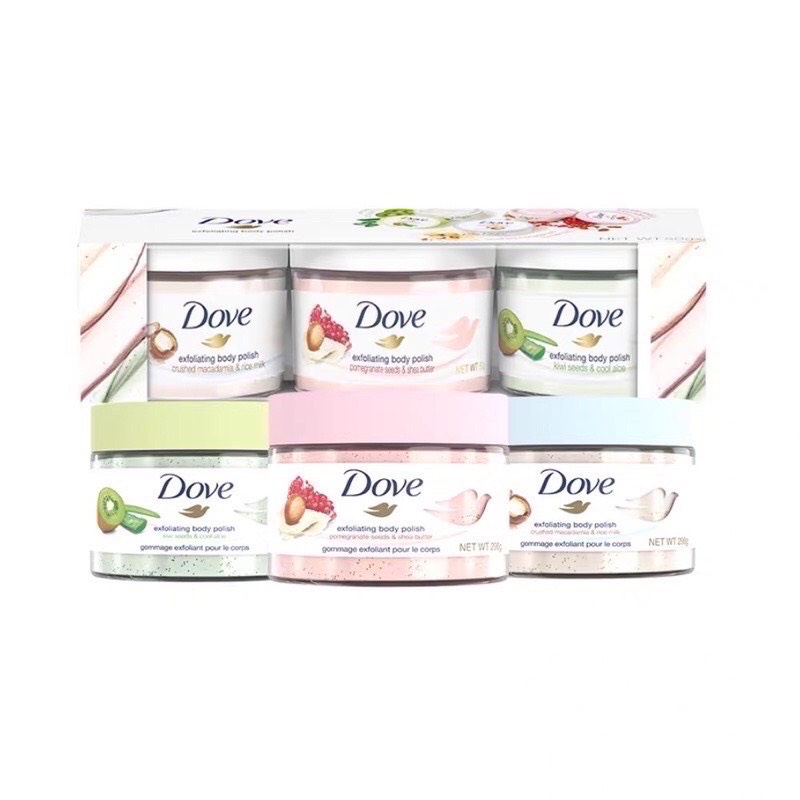 Tẩy da chết body dove