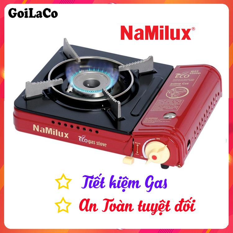 Bếp Gas du lịch Mini NaMilux ECO NA-199PF, chống cháy nổ, tiết kiệm gas