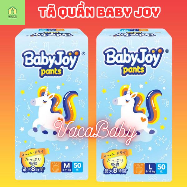 (Hãng Bobby - Unicharm) Tã bỉm giá rẻ BabyJoy mẫu mới của nhà Unicharm đủ size M/ L/XL/ XXL50 miếng