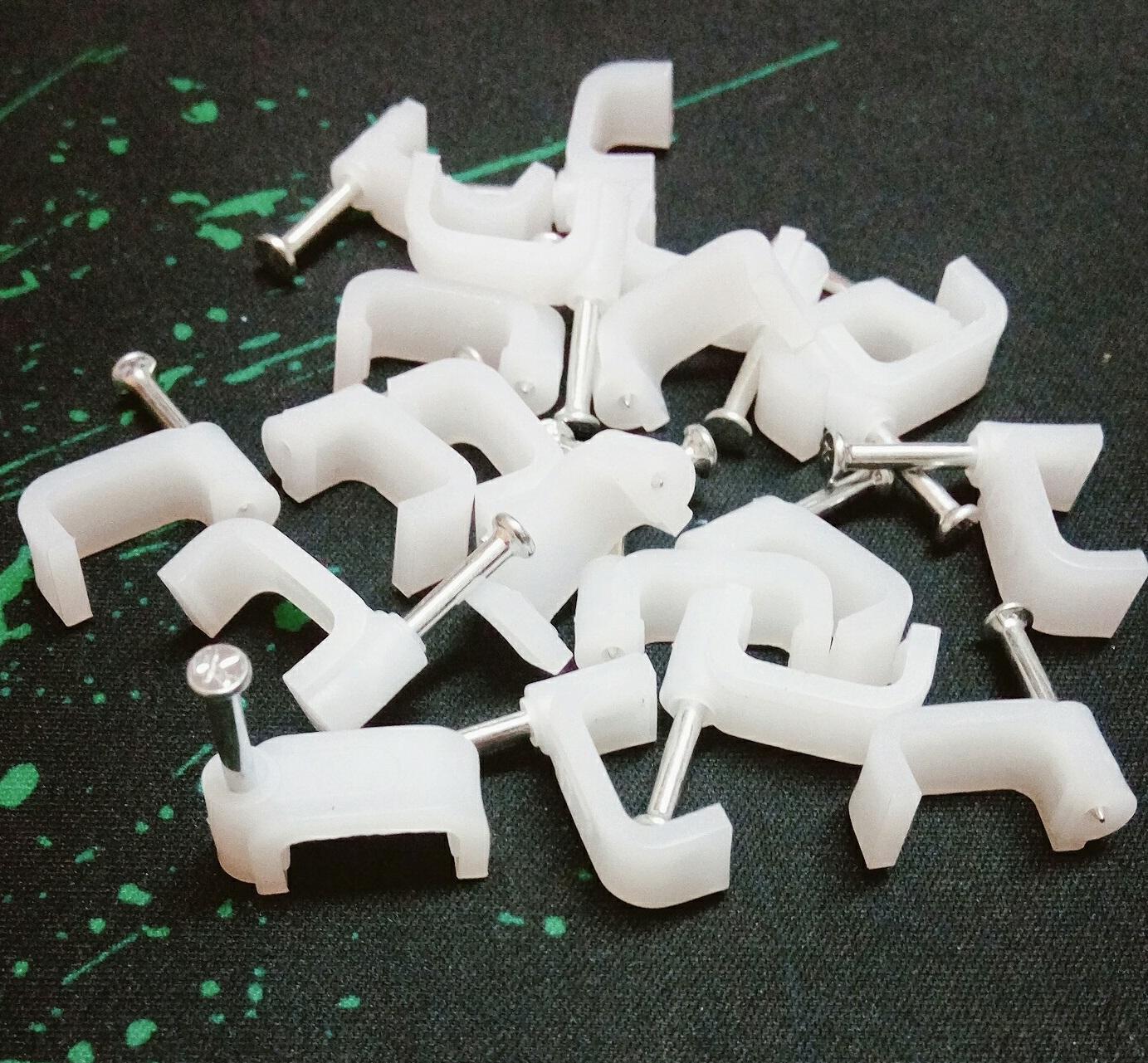 TÚI 100 CÁI  ĐINH GHIM DÂY ĐIỆN LOẠI NHỎ F12