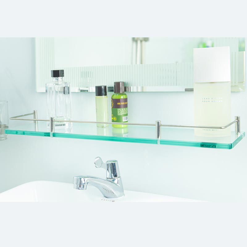 Kệ kính phòng tắm kibath inox 304 dày 10 ly