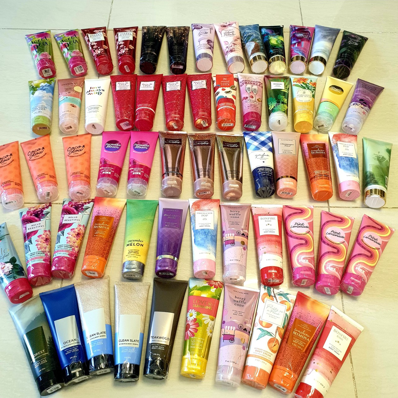 { bill mỹ ] tuýp body cream 226g và xịt body mist 236ml dòng bath & body works bbw