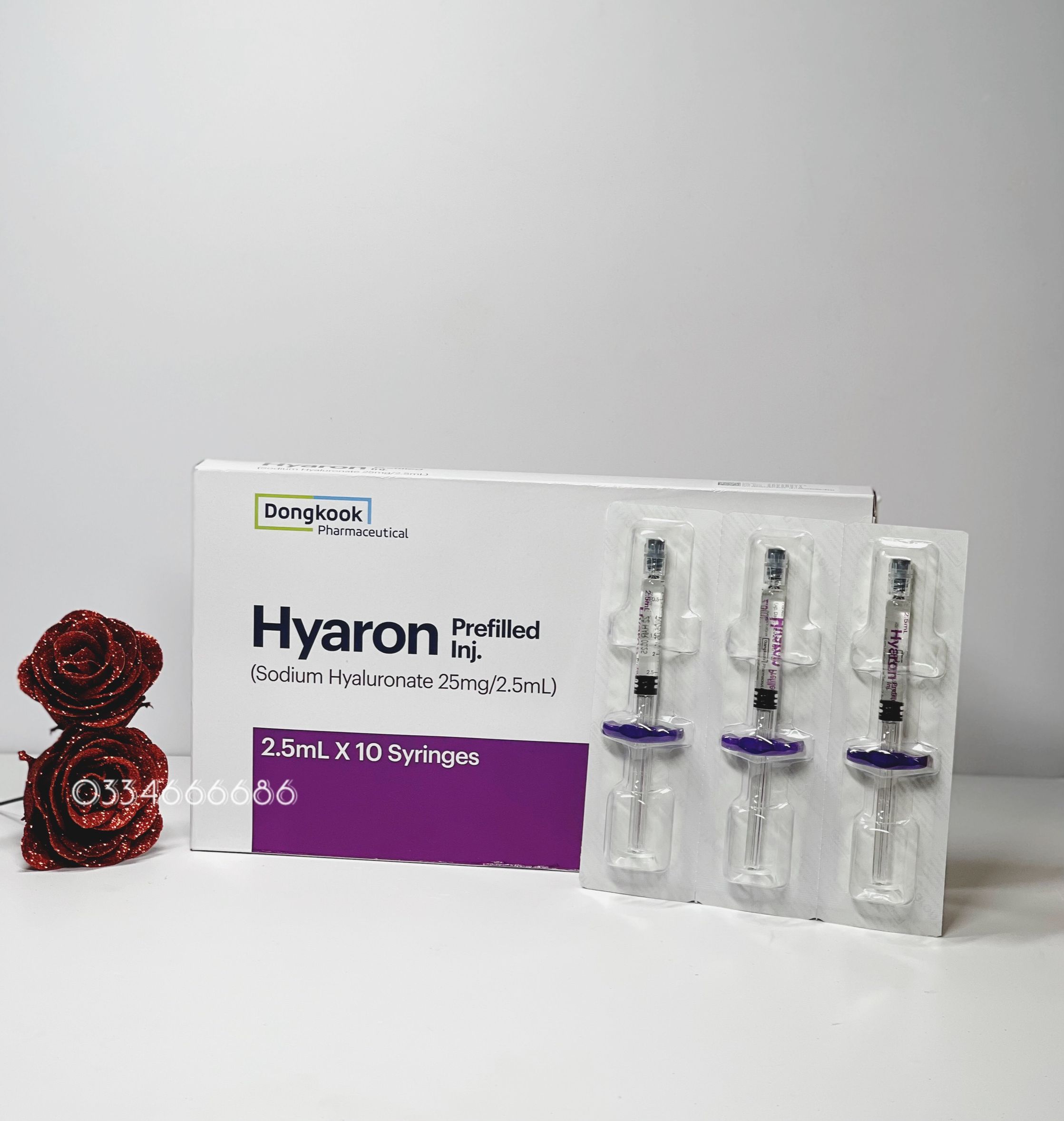 Tinh chất căng bóng Hyaron Hàn quốc 1 hộp