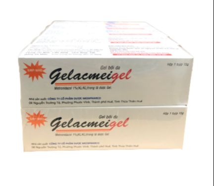 Lốc 10tube gel bôi da - mụn viêm, mụn mủ, mụn trứng cá gelacmeigel - 15g