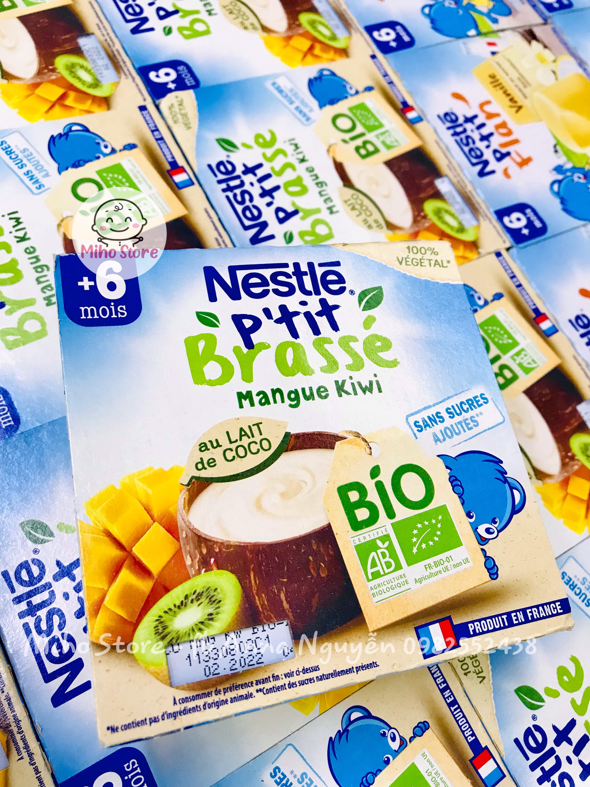 Sữa chua sữa dừa nestle cho bé dị ứng đạm bò 6m