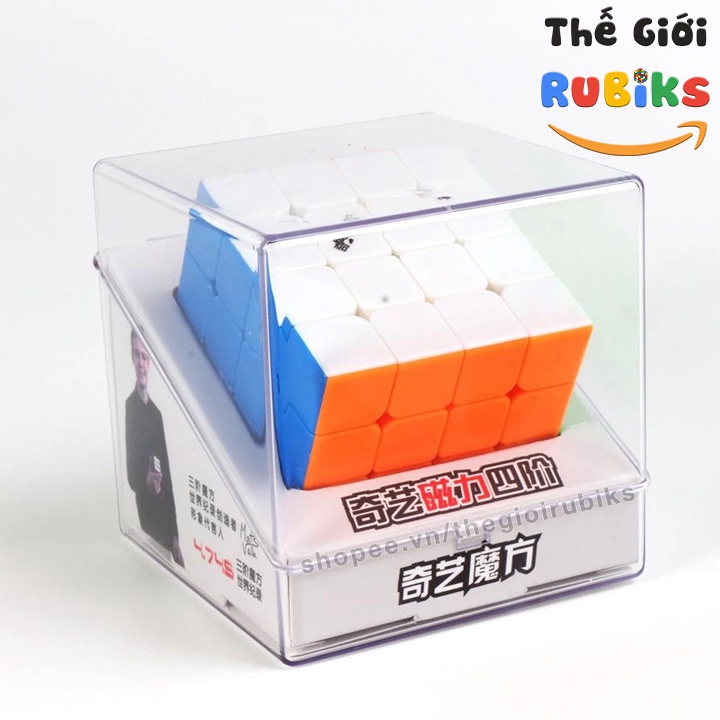 Rubik qiyi ms 4x4 magnetic có nam châm. khối lập phương rubic 4x4x4 4 tầng đồ chơi thông minh