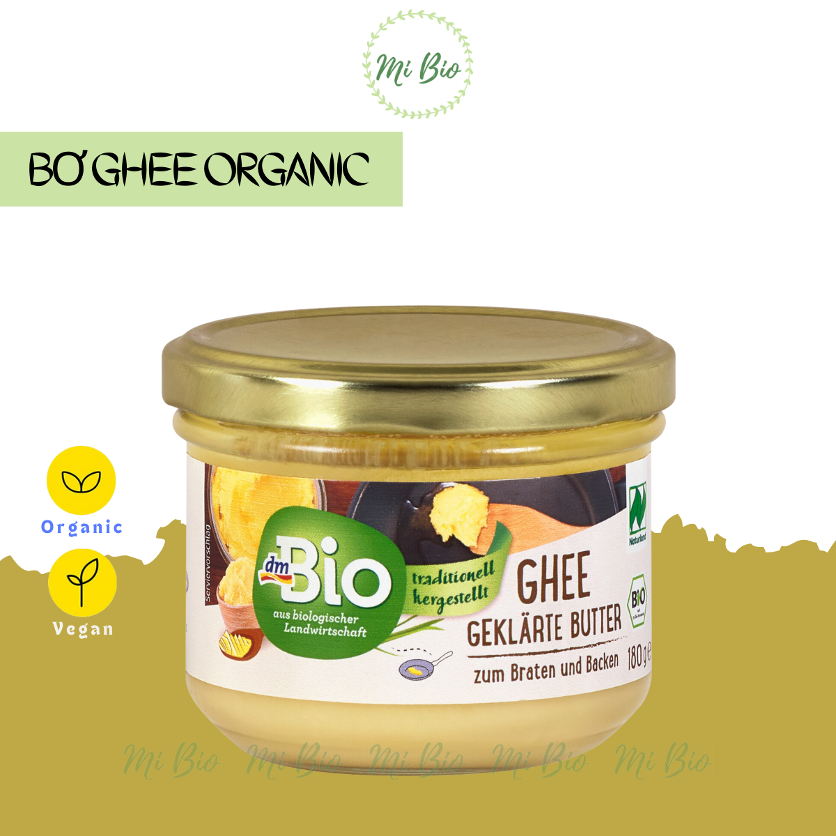 Bơ ghee hữu cơ 180gr - dmbio