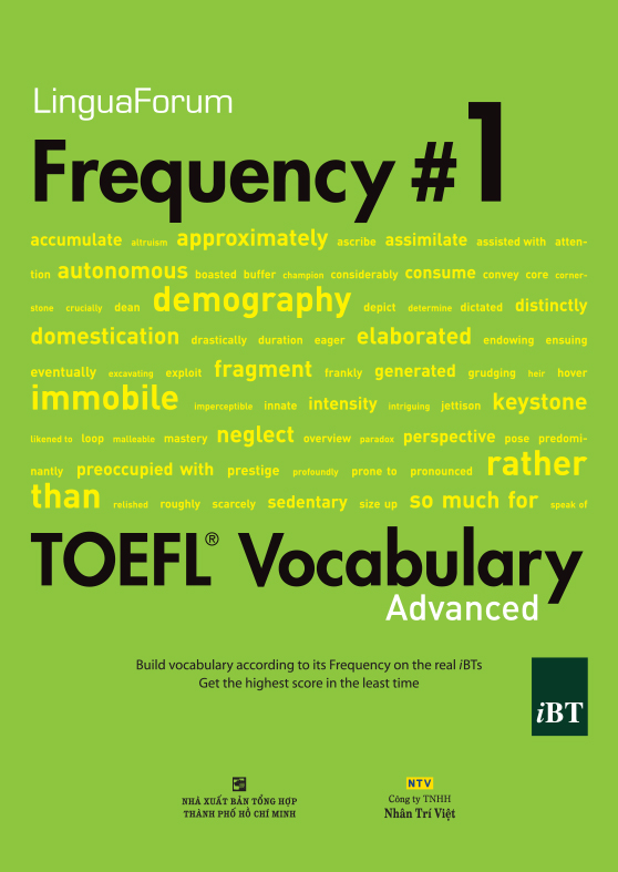 Sách - LinguaForum Frequency #1 TOEFL Vocabulary Advanced