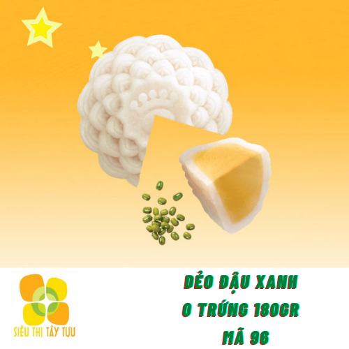 Bánh trung thu Kinh Đô Bánh dẻo đậu xanh 0 trứng 180gr | Siêu Thị Tây Tựu