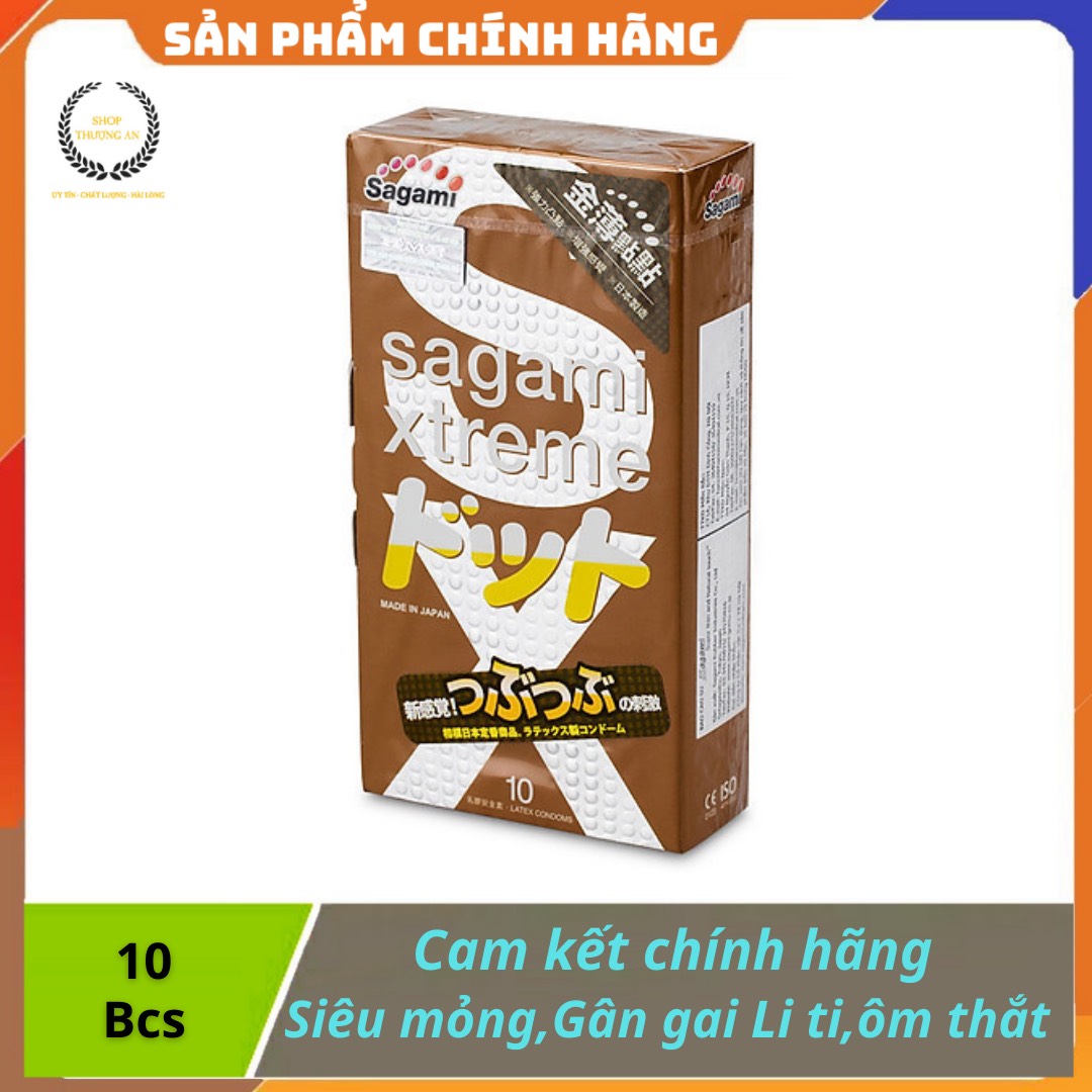 [HCM][ GIÁ SỈ ] - Bao cao su Sagami Xtreme Feel Up Siêu mỏng có gân gai tăng kích thích khoái cảm tột độ Sagami Xtreme Feel Up - Hộp 10 bao