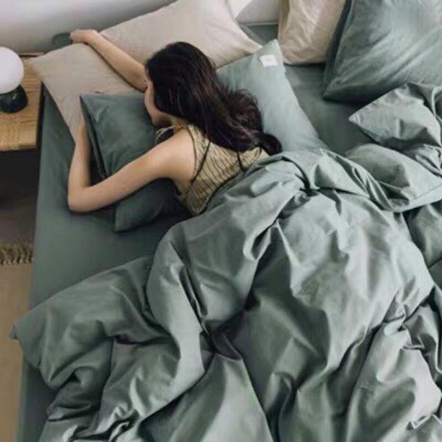 Bộ Chăn Ga Gối Cotton Tici Ghi Đậm Nhạt Bộ Chăn Ga Gối Cao Cấp Nhập Khẩu 5 Món, 4 Món Bộ Sản Phẩm Chăn Ga Gối Nệm Nhiều Kích Thước Dùng 4 Mùa Gồm 1 Ga, 1 Vỏ Chăn, 02 Vỏ Gối (Có Lựa Chọn Mua Thêm Vỏ Gối Ôm)