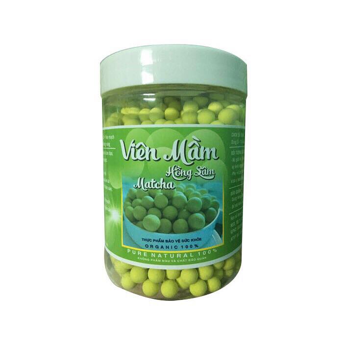 1 HŨ VIÊN MẦM ĐẬU NÀNH HỒNG SÂM MÁT CHA GIÒN TAN GIÚP TĂNG VÒNG 1