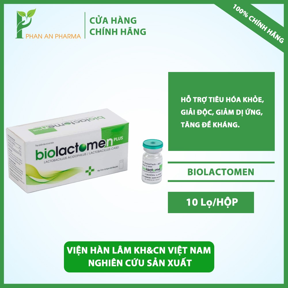 Men vi sinh Biolactamen plus hỗ trợ tiêu hóa khỏe giải độc - giảm dị ứng - tăng đề kháng - CN31