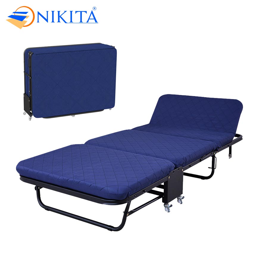 Giường gấp nâng đầu 3 đoạn NIKITA GB65 - RỘNG 65CM, GB75 - RỘNG 75CM, GB90 - RỘNG 90CM, GB110 - RỘNG 110CM BẢO HÀNH 1 NĂM