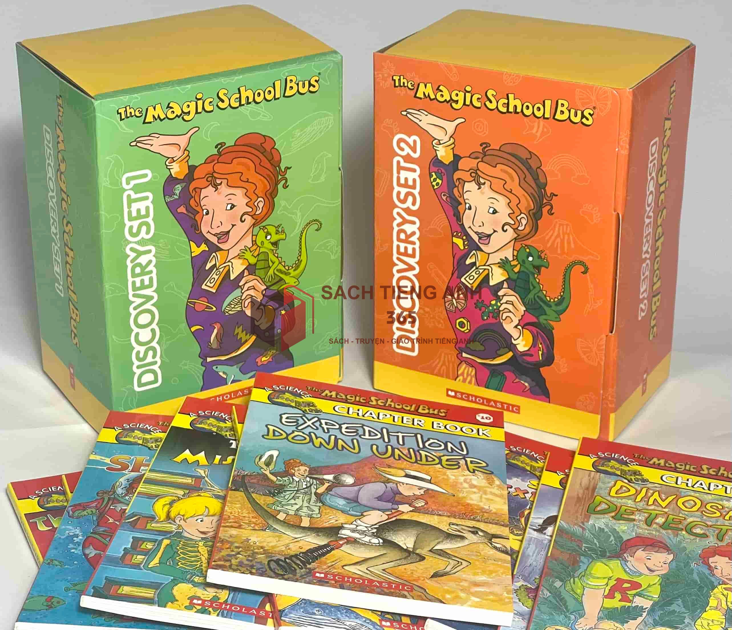 The magic school bus discovery |level 1 -2 + audio| bản nhập khẩu