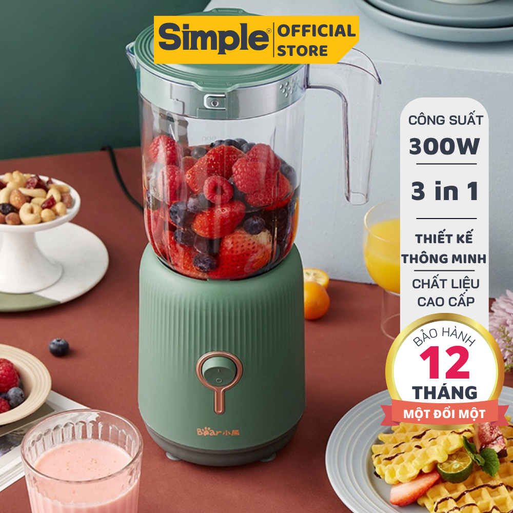 Máy xay sinh tố đa năng 3 in 1 cao cấp