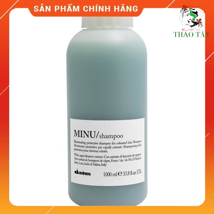 Dầu gội Minu Davines màu tóc nhuộm 1000ml - chai