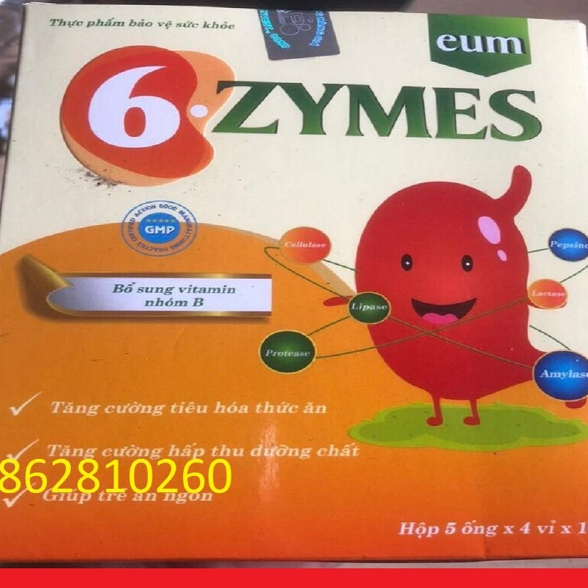 6-zymes cung cấp 6 loại enzym date mới (cải tiến từ 5 zymes 5zymes) 6zymes